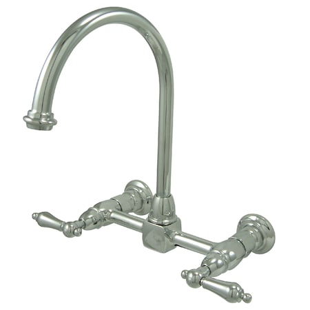 Restoration KS1291AL 8-Inch Centerset Wall Mount Kitchen Faucet KS1291AL